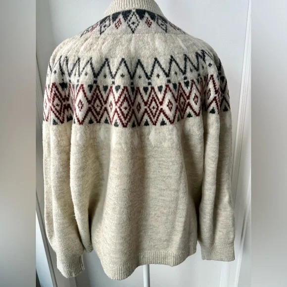 UpWest Fair Isles Crewneck Sweater, cream - Picture 4 of 6